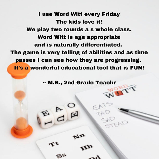Word Witt: The Fast, Fun Game for The Entire Family | Flexible Thinking, Phonemic Awareness, & More