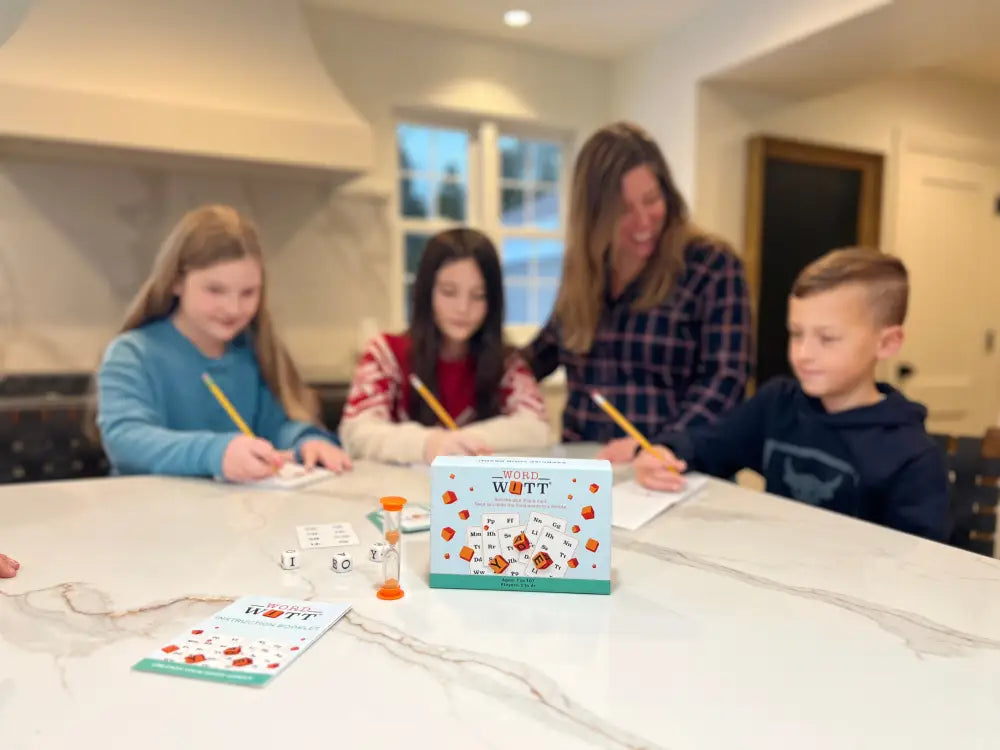 Word WITT Dice Game - Fast-Paced Family Word Game For Vocabulary & Spelling Skills